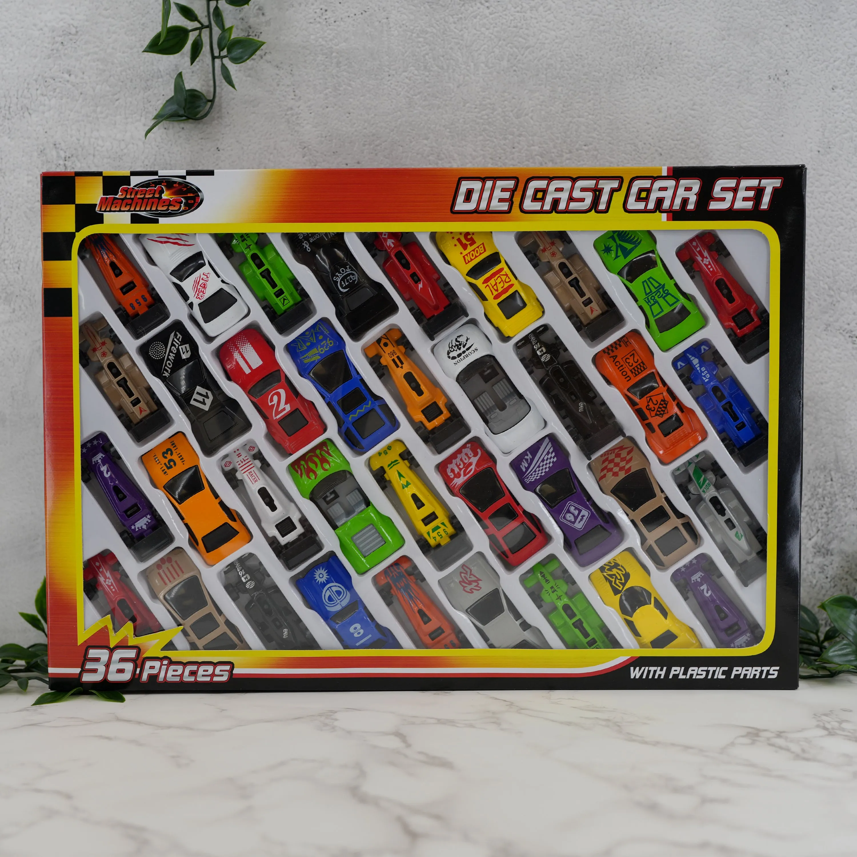 36 Pieces Die Cast Car Set