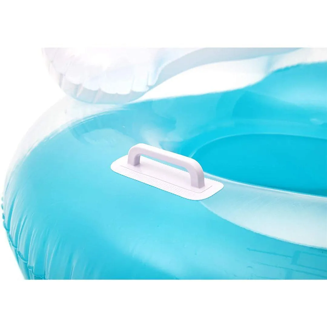 Blue Duo Swim Ring Lounger