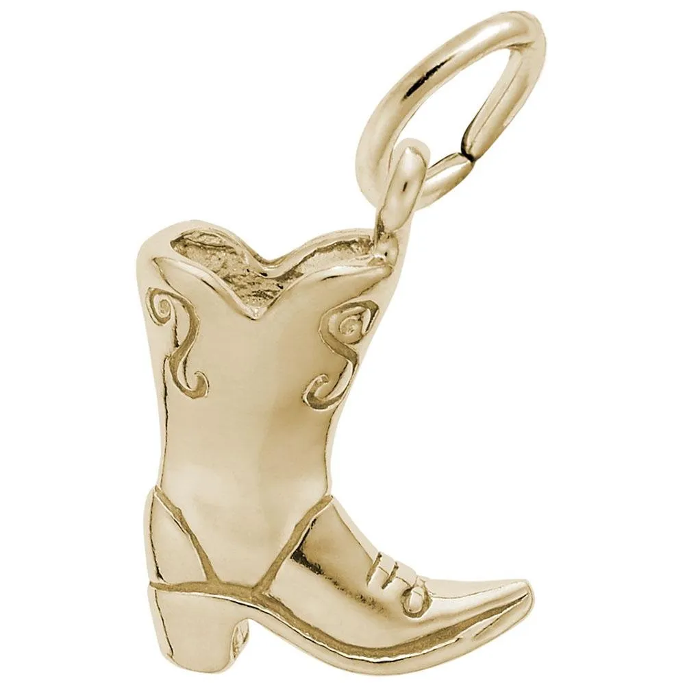 Rembrandt Charms - Cowboy Boot Charm - 6312