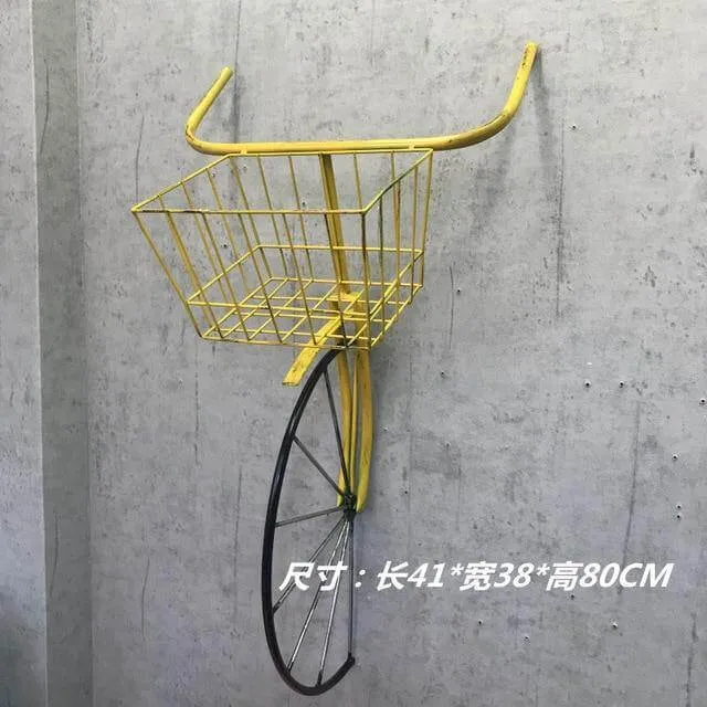 Retro Creative Iron Bicycle Head Wall Decor