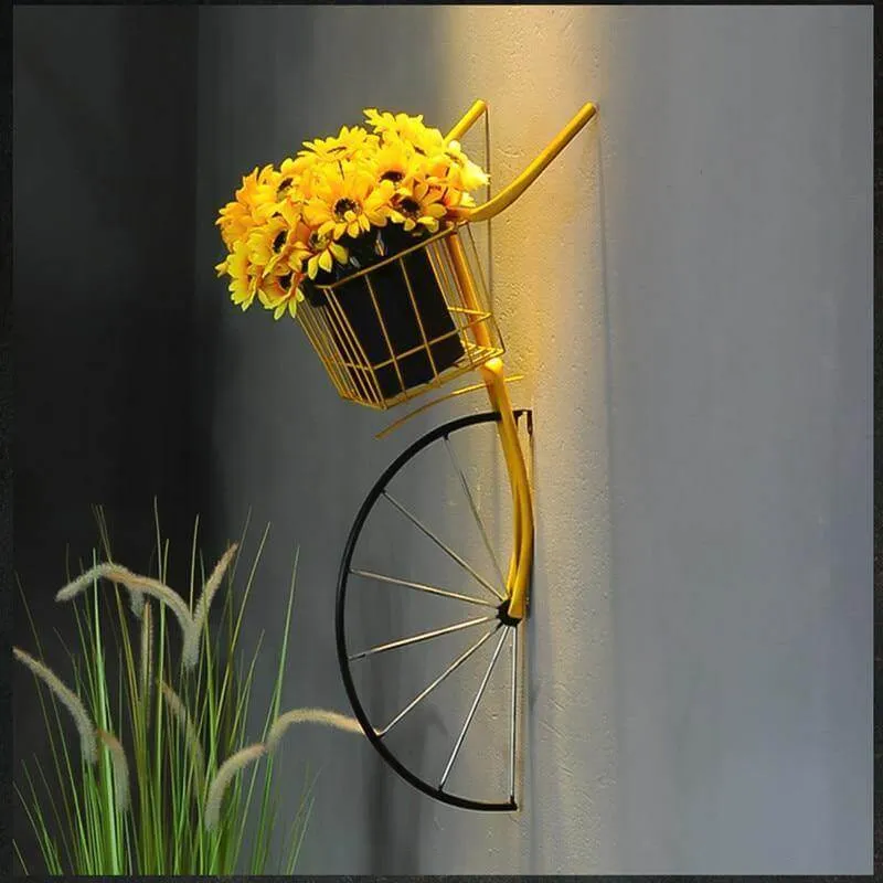 Retro Creative Iron Bicycle Head Wall Decor