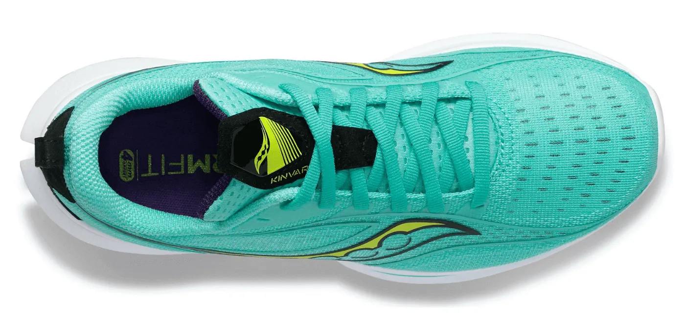 Saucony Womens Kinvara 13 Running Shoes - Cool Mint/Acid