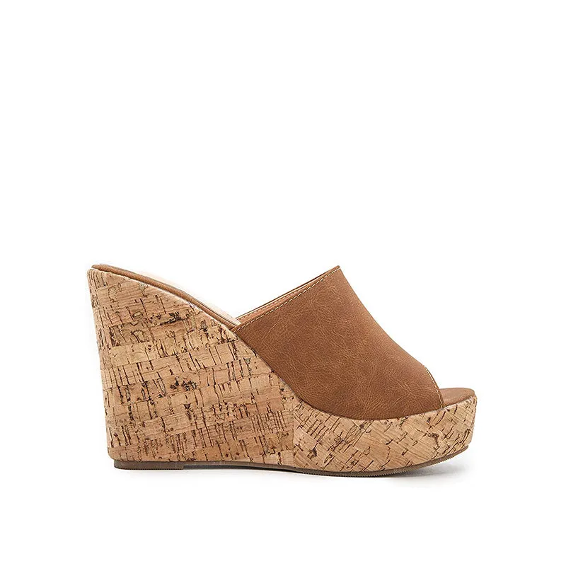 Wedge Slide Sandals