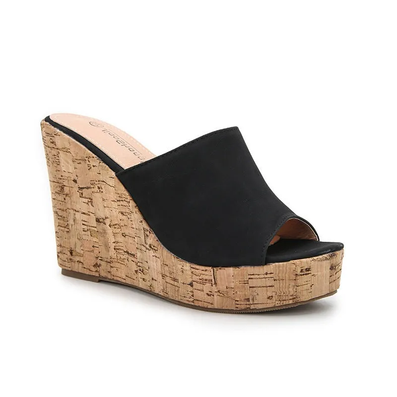 Wedge Slide Sandals