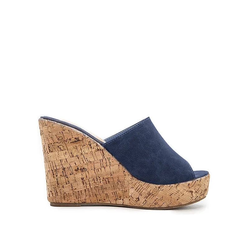 Wedge Slide Sandals